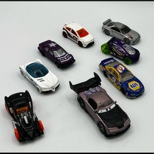 Eight Metal Vehicles